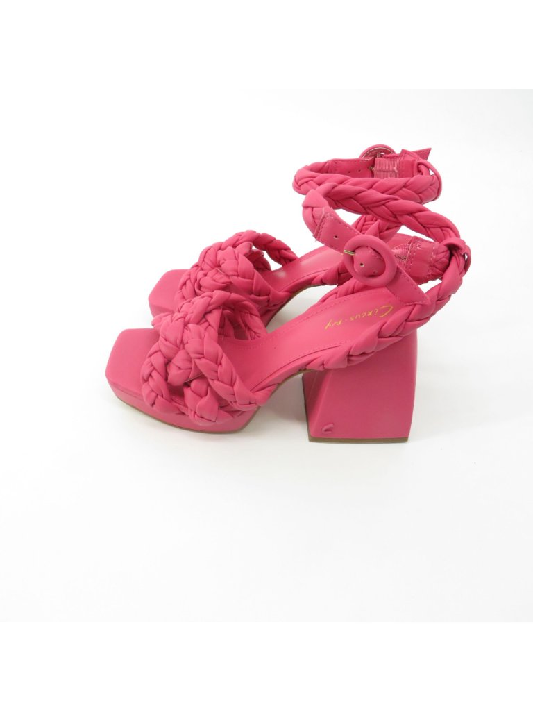 Circus Ny Pink Sandals Adjustable Ankle Strap Square Toe Size 5.5 New $100 — image 3 of 8